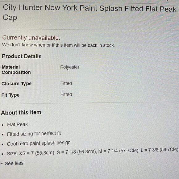 City Hunter Fleur De Lis Original Flat Medium - Picture 8 of 8